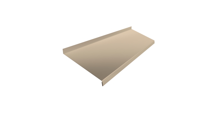 Отлив простой 200 0,45 PE с пленкой RAL 1015 светлая слоновая кость (2м)