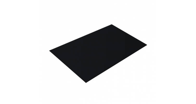 Плоский лист 0,45 PE с пленкой RAL 9005 черный