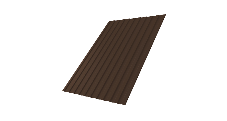 Профнастил С8А 0,5 PurPro Matt 275 RAL 8017 шоколад