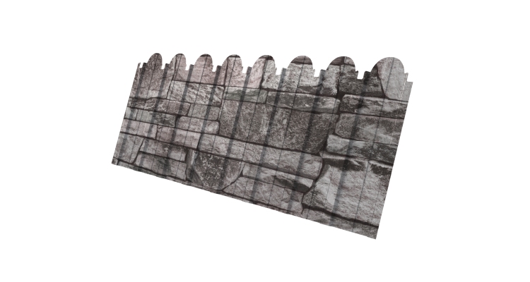 Профнастил С10A фигурный 0,45 Print Elite Fine Stone TwinColor