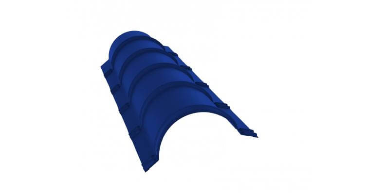 Планка конька полукруглого PE RAL 5002 ультрамариново-синий