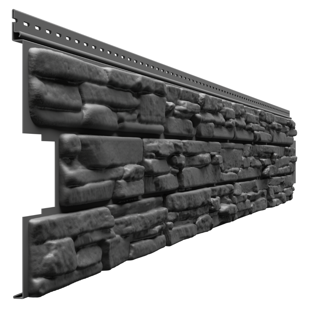 Сайдинг LUX под камень, Rocky, корунд