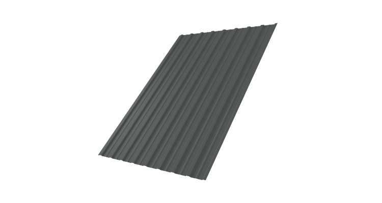 Профнастил С10A 0,45 PE RAL 7005 мышино-серый