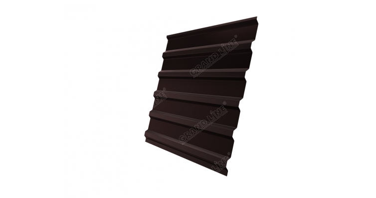 Профнастил С20В 0,3 Дачный PE RAL 8017 шоколад