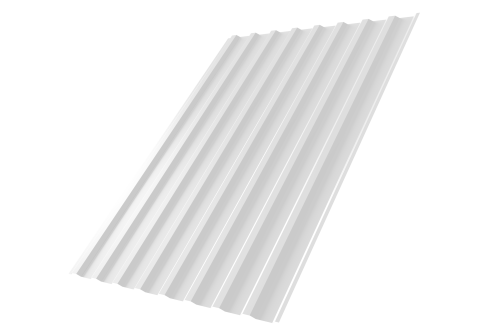 Профнастил С20В 0,5 Satin RAL 9003 сигнальный белый