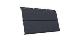 ЭкоБрус 3D 0,345 GL0.45 Drap TwinColor с пленкой RAL 7024 мокрый асфальт