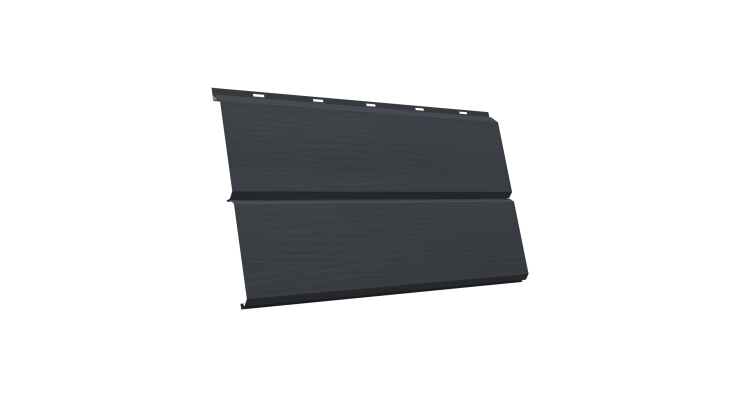 ЭкоБрус 3D 0,345 GL 0.5 PurLite Matt с пленкой RAL 7024 мокрый асфальт