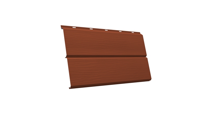 ЭкоБрус 3D 0,345 GL 0.5 PurLite Matt с пленкой RAL 8004 терракота