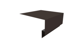 Планка околооконная сложная Блок-хаус new 200х75х27 0,45 Drap TR RR 32 темно-коричневый (2м)