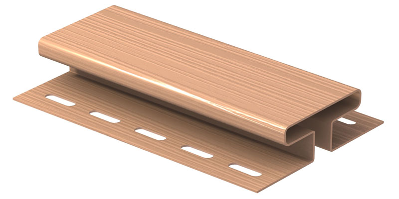 Соединительная планка сайдинга 3050 ЮП (уп 10 шт), цвет розовый