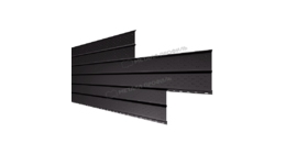 Софит Металл Профиль перфор. Lбрус-XL-14х335 (VALORI-20-DarkGrey-0.5)