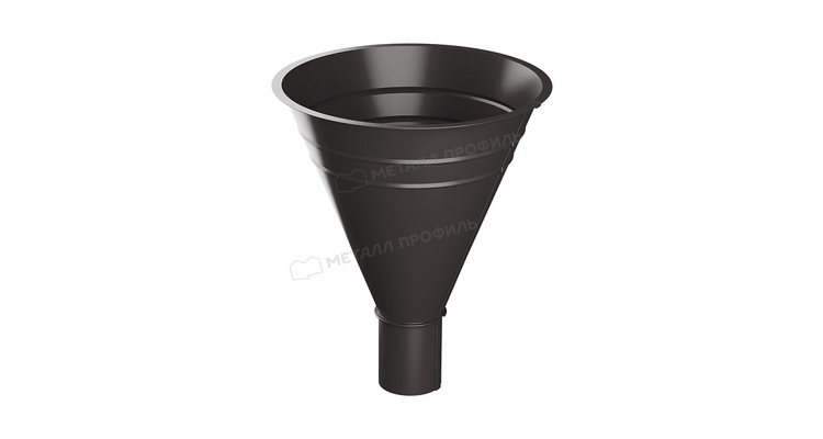 Воронка водосборная Металл Профиль Foramina PUR D100/300 RR32