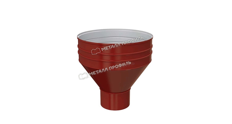 Воронка водосборная Металл Профиль ПРОЕКТ D350х150 RAL 3011