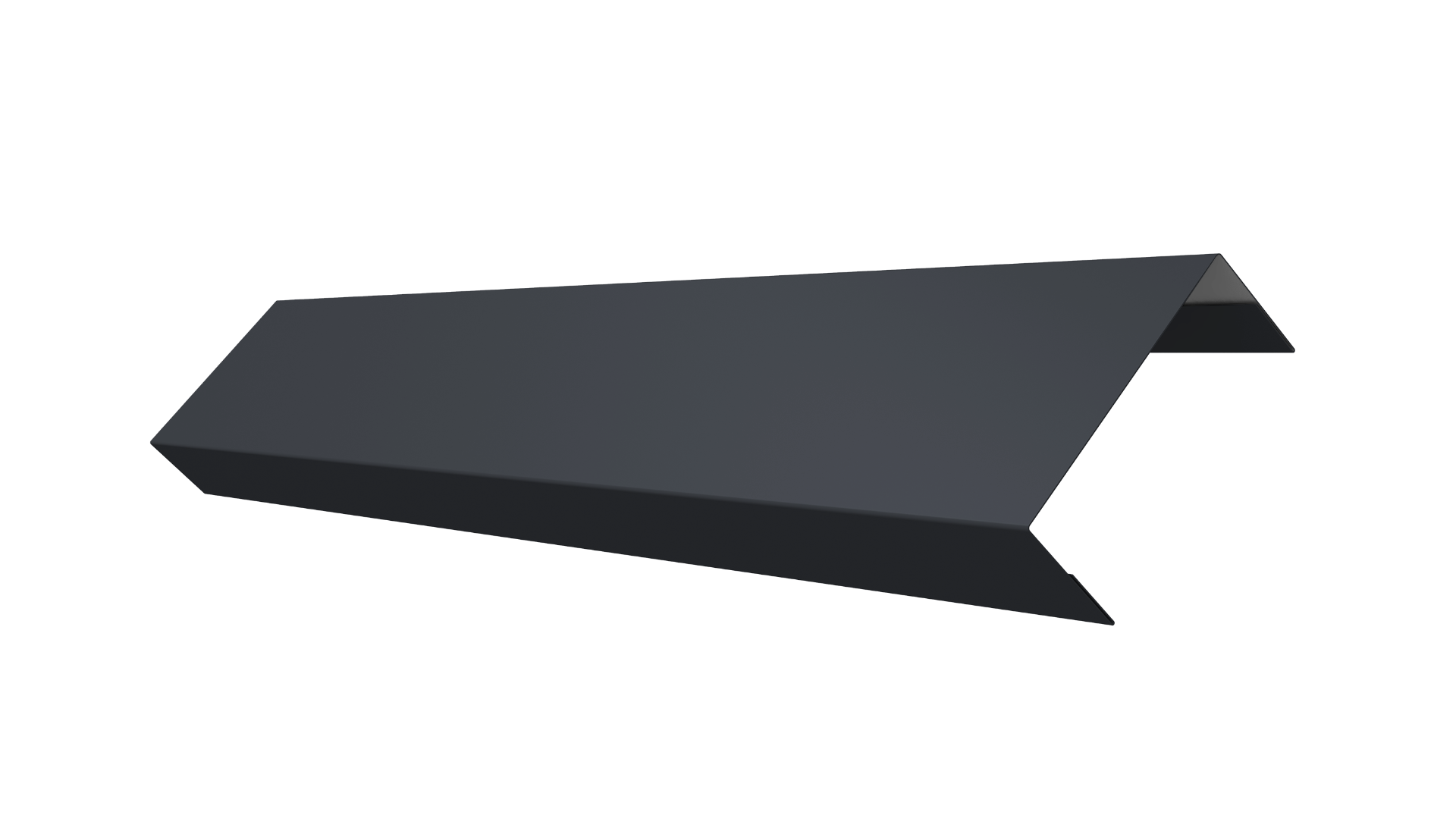 Ламель лицевая 50 забора жалюзи Texas 0.45 Drap-double TX RAL 7024 мокрый асфальт