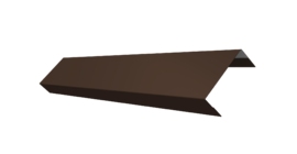 Ламель обратная 50 забора жалюзи Texas 0.5 Drap с пленкой RAL 8017 шоколад