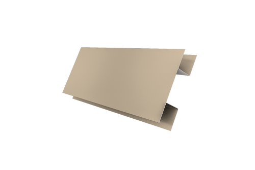 Планка H-образная Экобрус 0,45 Drap TX RAL 1015 светлая слоновая кость (3м)