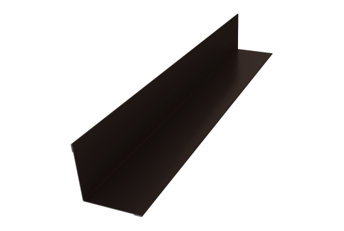 Угол внутренний 50х50 0,5 Drap TX RR 32 темно-коричневый (2м)
