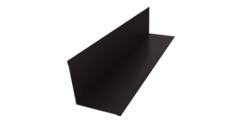 Угол внутренний 110х110 0,5 Satin с пленкой RR 32 темно-коричневый (2м)