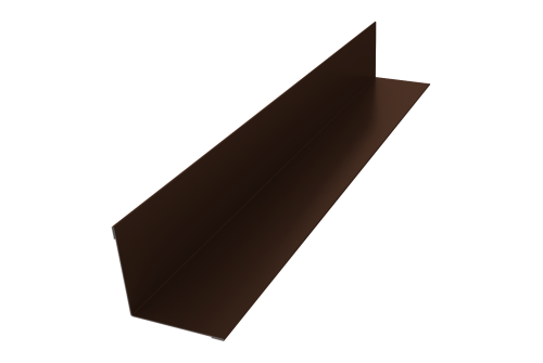 Угол внутренний 30х30 0,45 Drap TwinColor RAL 8017 шоколад (3м)