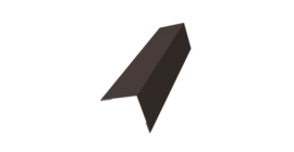 Угол внешний 50х50 0,45 Drap RR 32 темно-коричневый (2м)