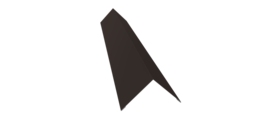 Угол внешний 110х110 0,45 PE с пленкой RR 32 темно-коричневый (3м)