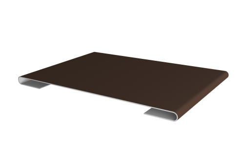 Планка стыковочная 0,45 PE с пленкой RAL 8017 шоколад (2м)