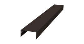 Крышка 30х15 жалюзи Texas 0,5 Satin RR 32 темно-коричневый (2,5м)